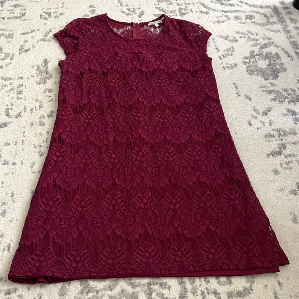Burgundy dress size L